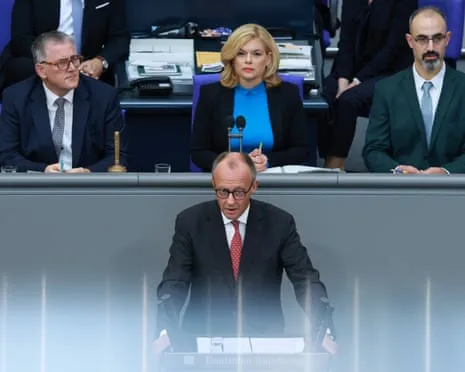 National Liberty ‘Under Threat’ States the Chancellor as He Cautions Against ‘Dictated Peace’ in the Eastern European Nation