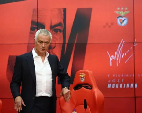 José Mourinho Appointed as Benfica's Managerial Boss Through 2027